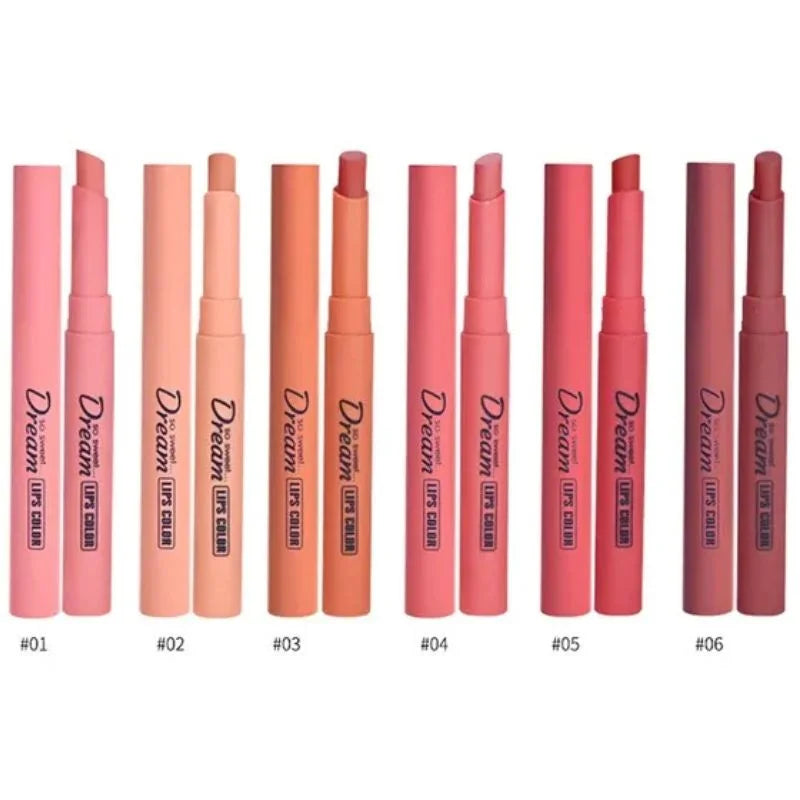 Hengfang Matte Dream Lipstick Set (6-Piece)